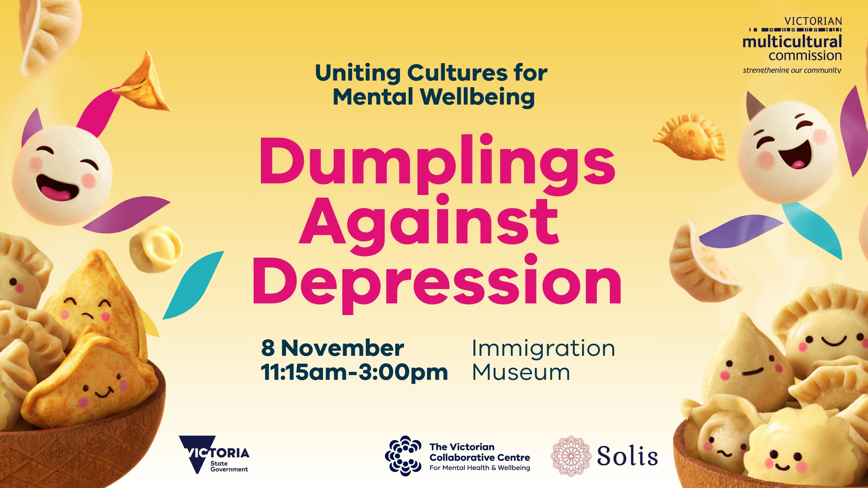Dumplings against depression banner image